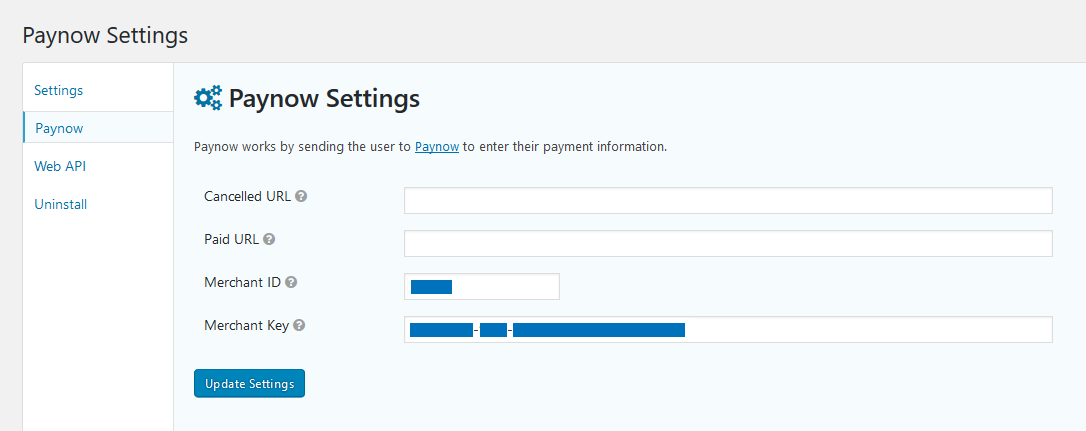 Paynow for WooCommerce Settings
